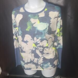 The North Face oversized floral long-sleeved shirt, size xXL